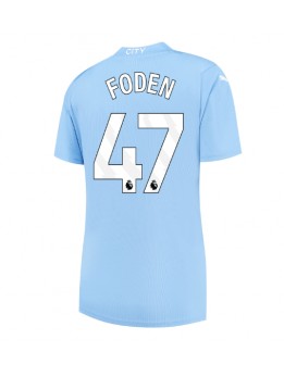 Manchester City Phil Foden #47 Heimtrikot für Frauen 2023-24 Kurzarm